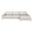 Zuo Modern Bliss RAF Chaise Sectional, Beige