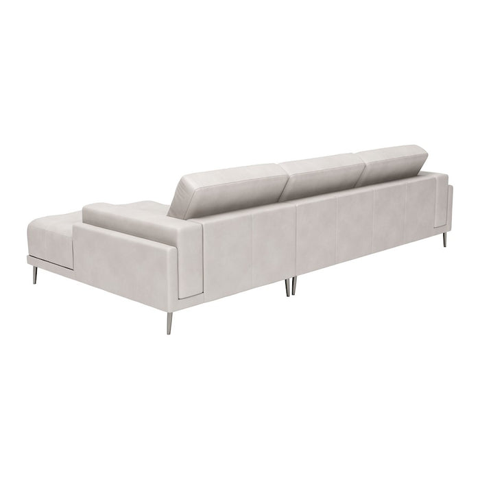 Zuo Modern Bliss RAF Chaise Sectional, Beige