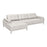 Zuo Modern Bliss LAF Chaise Sectional, Beige - 110371