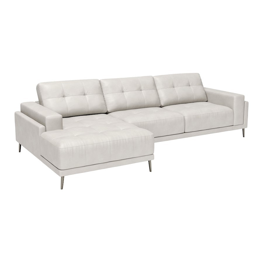 Zuo Modern Bliss LAF Chaise Sectional, Beige - 110371