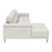 Zuo Modern Bliss LAF Chaise Sectional, Beige