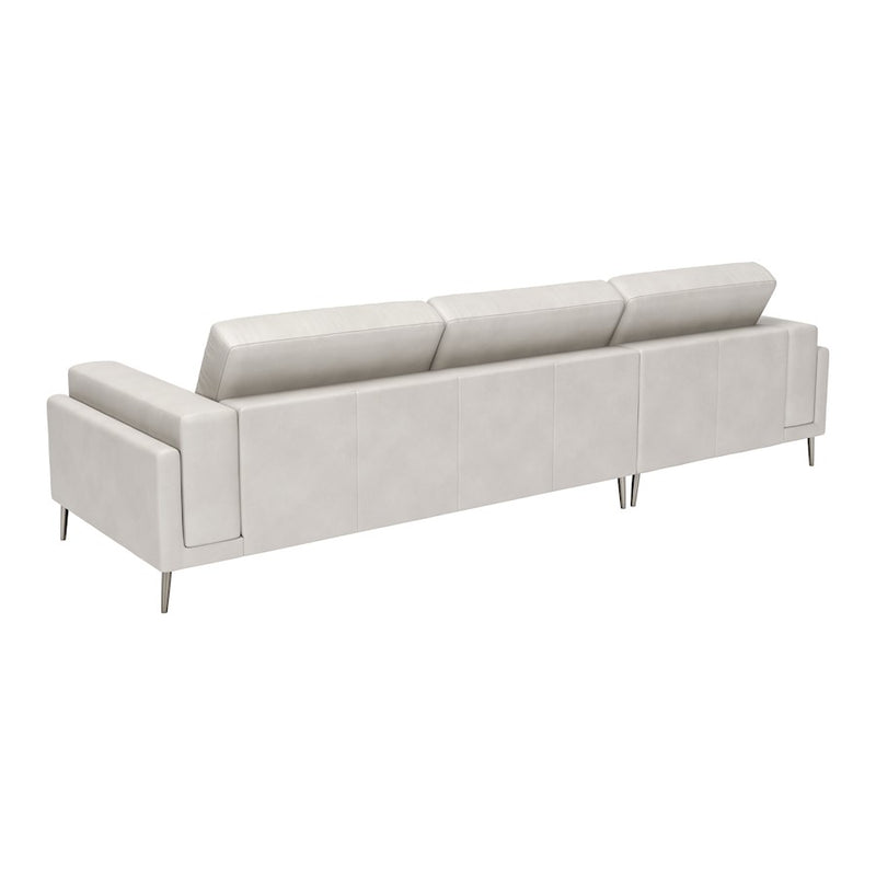 Zuo Modern Bliss LAF Chaise Sectional, Beige