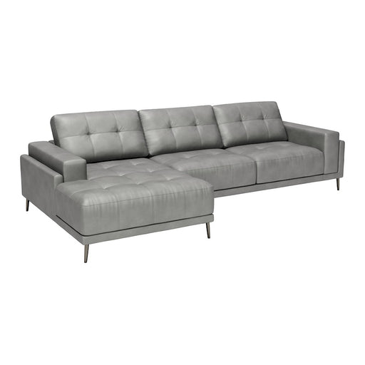 Zuo Modern Bliss LAF Chaise Sectional, Gray