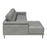 Zuo Modern Bliss LAF Chaise Sectional, Gray