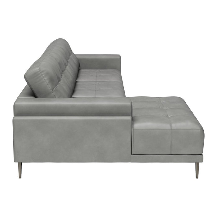 Zuo Modern Bliss LAF Chaise Sectional, Gray