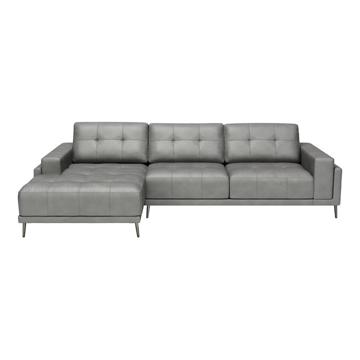 Zuo Modern Bliss LAF Chaise Sectional, Gray