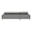 Zuo Modern Bliss LAF Chaise Sectional, Gray