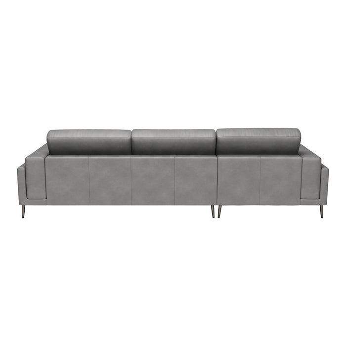 Zuo Modern Bliss LAF Chaise Sectional, Gray