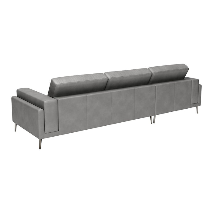 Zuo Modern Bliss LAF Chaise Sectional, Gray