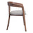 Zuo Modern Cairo Dining Chair, Dove Gray/Walnut