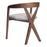 Zuo Modern Cairo Dining Chair, Dove Gray/Walnut