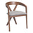 Zuo Modern Cairo Dining Chair, Dove Gray/Walnut