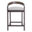 Zuo Modern Troy Counter Stool Set of 2, Dove Gray/Espresso