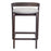 Zuo Modern Troy Counter Stool Set of 2, Dove Gray/Espresso