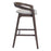 Zuo Modern Troy BarStool Set of 2, Dove Gray/Espresso