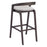 Zuo Modern Troy BarStool Set of 2, Dove Gray/Espresso