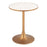 Zuo Modern Bite Bistro Table, Beige/Gold