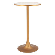 Zuo Modern Bite Bar Table, Beige/Gold - 110402