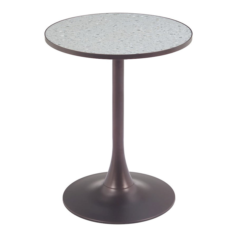 Zuo Modern Bite Bistro Table, Gray/Bronze