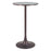 Zuo Modern Bite Bar Table, Gray/Bronze