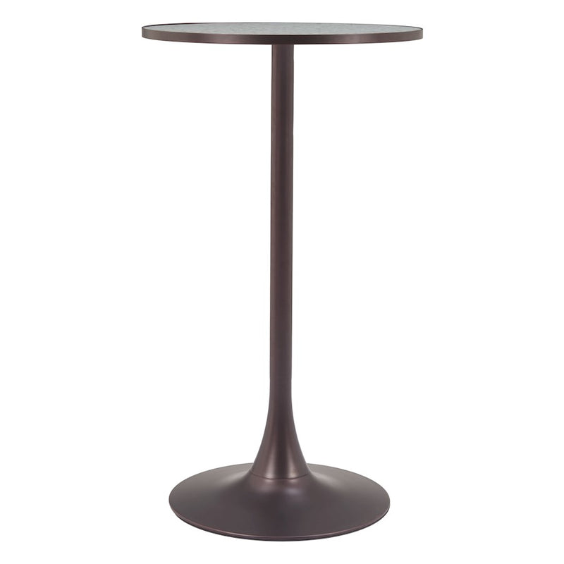 Zuo Modern Bite Bar Table, Gray/Bronze