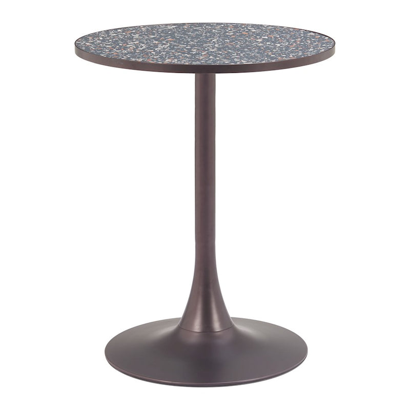 Zuo Modern Bite Bistro Table, Black/Bronze