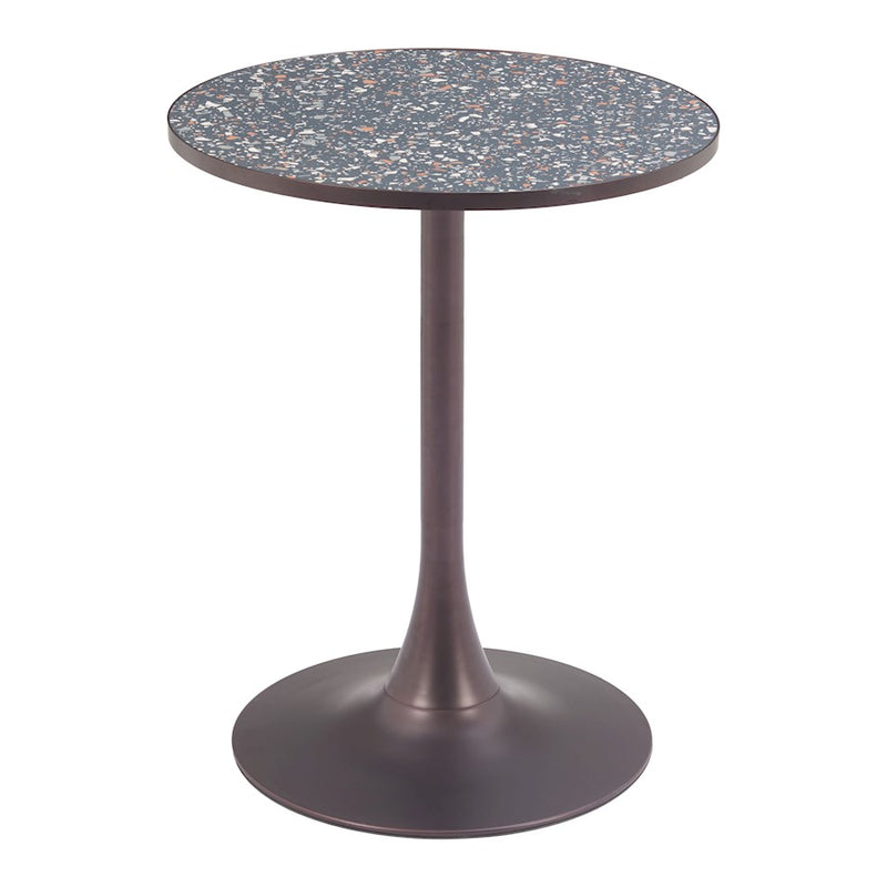 Zuo Modern Bite Bistro Table, Black/Bronze