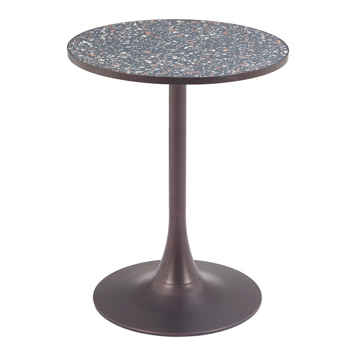 Zuo Modern Bite Bistro Table, Black/Bronze