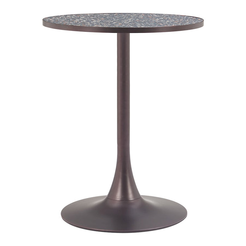 Zuo Modern Bite Bistro Table, Black/Bronze