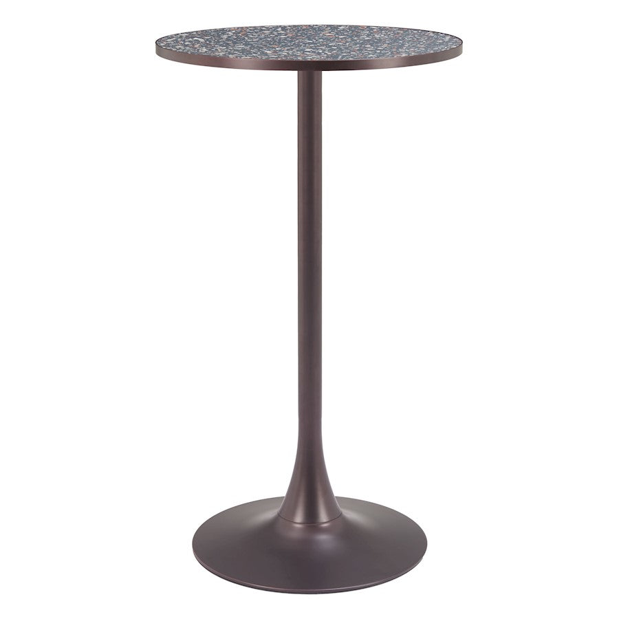 Zuo Modern Bite Bar Table, Black/Bronze - 110406