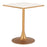 Zuo Modern Spot Bistro Table, Beige/Gold