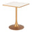 Zuo Modern Spot Bistro Table, Beige/Gold