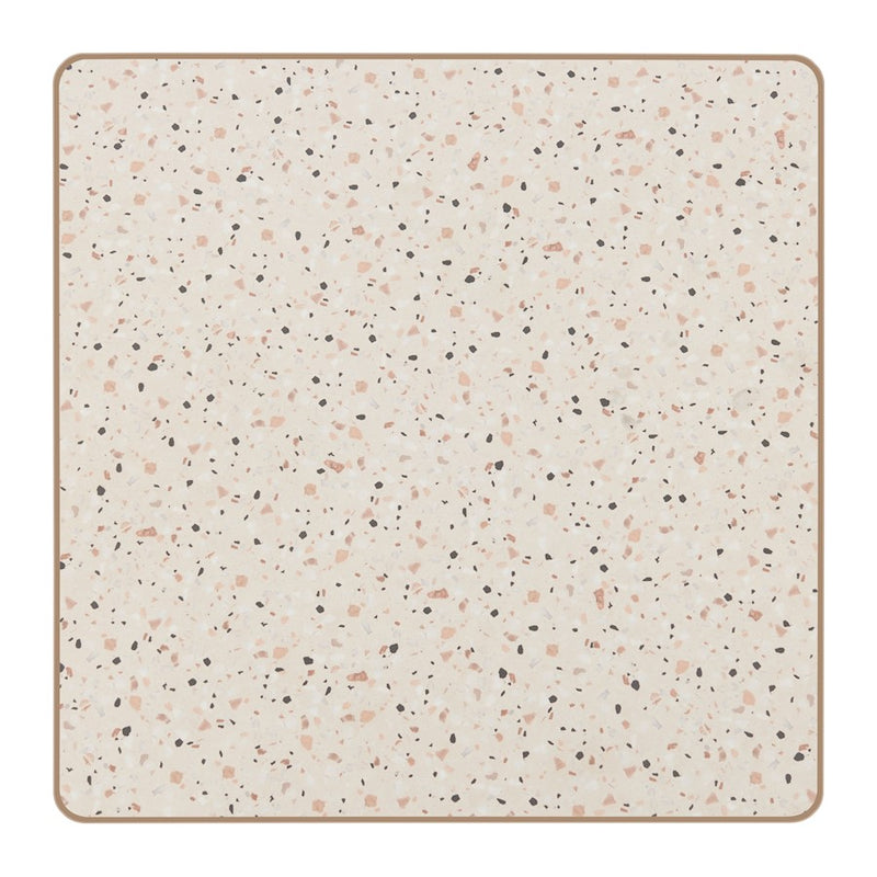 Zuo Modern Spot Bistro Table, Beige/Gold