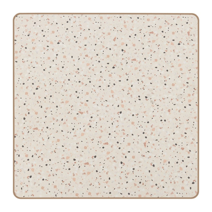 Zuo Modern Spot Bistro Table, Beige/Gold