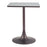 Zuo Modern Spot Bistro Table, Gray/Bronze