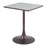 Zuo Modern Spot Bistro Table, Gray/Bronze