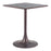 Zuo Modern Spot Bistro Table, Black/Bronze