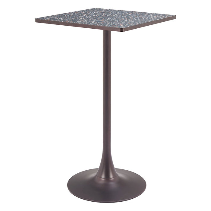 Zuo Modern Spot Bar Table, Black/Bronze