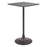 Zuo Modern Spot Bar Table, Black/Bronze