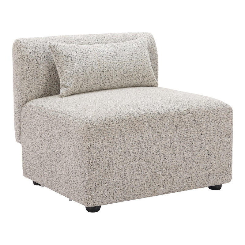 Zuo Modern Simu Middle Chair, Dune Greige