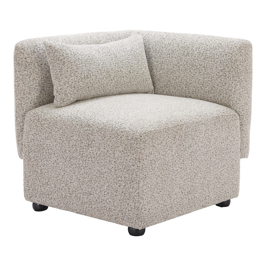 Zuo Modern Simu Corner Chair, Dune Greige - 110433