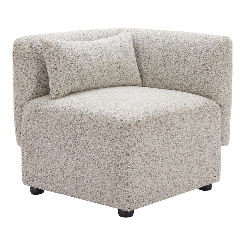 Zuo Modern Simu Corner Chair, Dune Greige