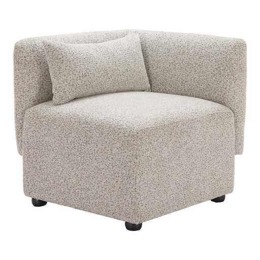Zuo Modern Simu Corner Chair, Dune Greige
