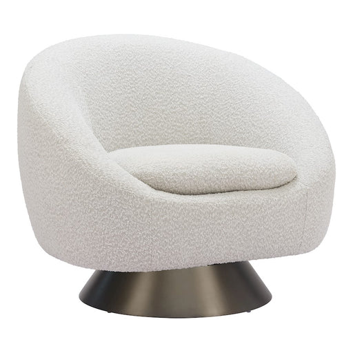 Zuo Modern Modan Swivel Chair, Misty Gray