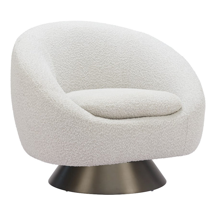 Zuo Modern Modan Swivel Chair, Misty Gray