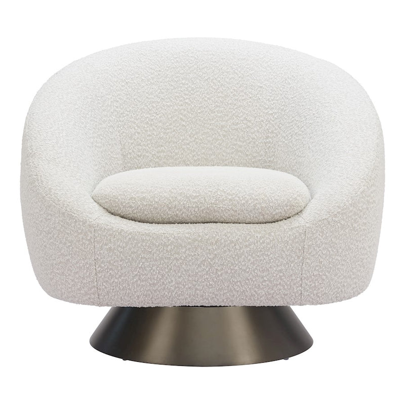 Zuo Modern Modan Swivel Chair, Misty Gray