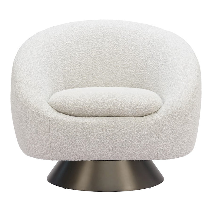 Zuo Modern Modan Swivel Chair, Misty Gray