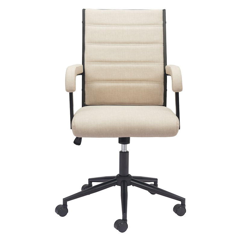 Zuo Modern Auction Office Chair, Beige