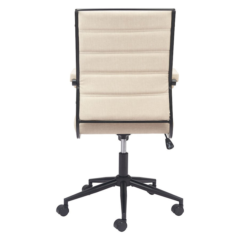 Zuo Modern Auction Office Chair, Beige