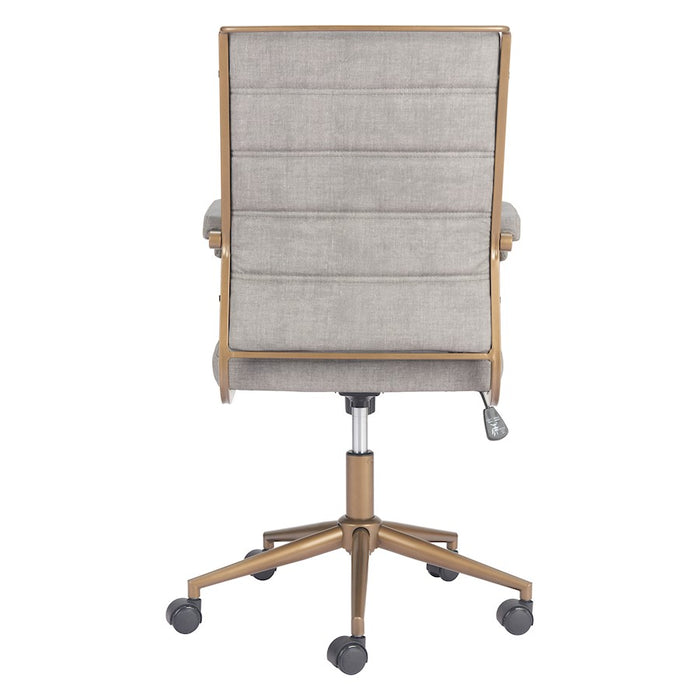 Zuo Modern Auction Office Chair, Gray